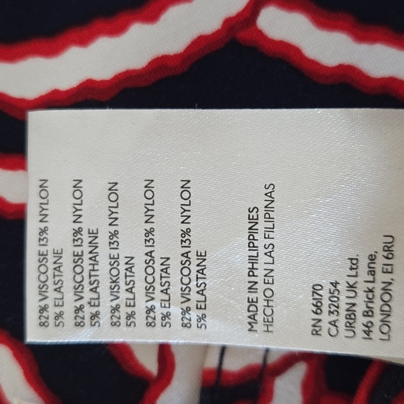 Anthropologie Maeve Colette Cropped Wide-Leg Pants Ponte Edition Navy Chain - 30 - Picture 13 of 16